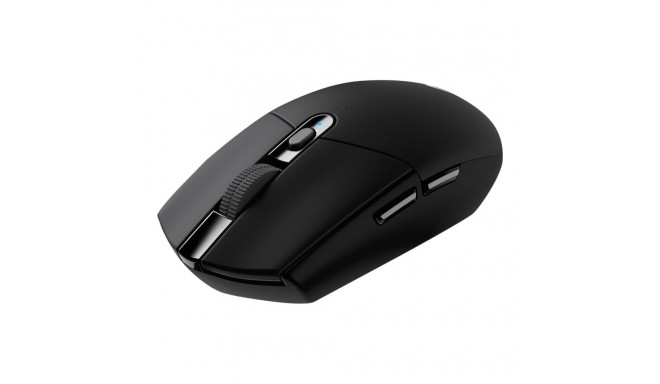 Logitech G305 Lightspeed Wireless Gaming Mouse, RF Wireless + Bluetooth, 12000 DPI, Black