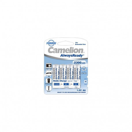 Camelion | AA/HR6 | 2300 mAh | AlwaysReady Rechargeable Batteries Ni-MH | 4 pc(s)