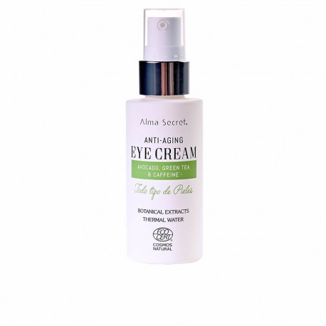 ALMA SECRET EYE CREAM antiedad con aguacate, té verde & cafeína botanical extracts 30 ml