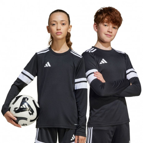 Adidas laste pikkade varrukatega särk Squadra 25 JJ0047 140cm, must-valge