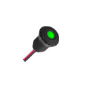 LED Panel Mount Indicator, Green, 2.2V, 10 mm, 20 mA, IP67