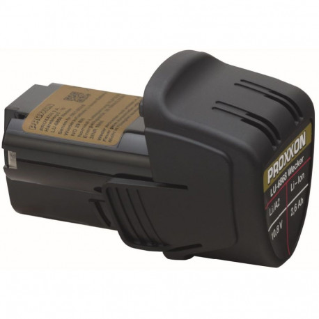 Proxxon lithium-ion battery Li/A2 – 10.8V 2.6Ah rechargeable, compact 85mm length, lightweight 180g 