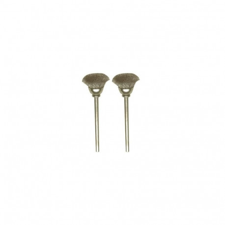 Steel wire cone brush, Ø 13 mm, 2 pcs. (4pcs)