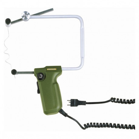 Proxxon thermocut 12/e hot wire cutter – deformable nichrome wire, variable temperature 150-350°C, e