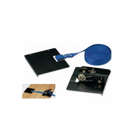 Clamping strap for parquet