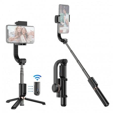 Smartphone Gimbal - Apexel APL-D6 3-in-1 Tripod Gimbal Selfie Stick