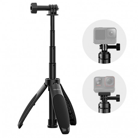 Tripod - Telesin S1-MNP-01 2-in-1 Compact Monopod Adjustable Height 12.5-38cm