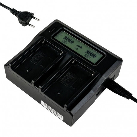 Battery Charger - MITOYA NPF Dual-channel LCD Fast Charging