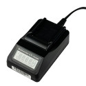 Battery Charger - MITOYA NPF Li-Ion Wall Charger with LCD Display and USB-A Output
