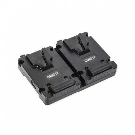 Power Supply Plate - CAME-TV DUAL V-MOUNT for Two Batteries with D-TAP Outputs