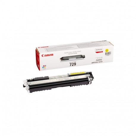 - Toner Cartridge - Canon Cartridge 729 Yellow 1000 Pages