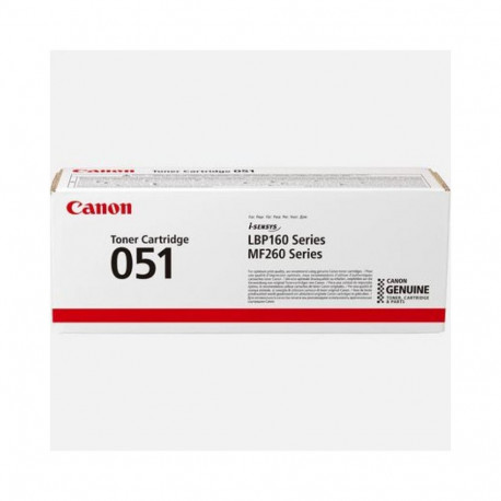 Toner Cartridge - Canon 051 Black 1700 Pages Auto Seal Removal