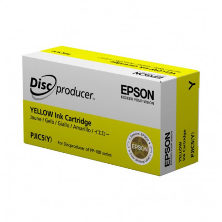 Ink Cartridge - Epson Discproducer PJIC7 30ml Original Yellow C13S020692