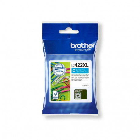 Ink Cartridge - Brother LC422XL 1500 Pages Innobella Technology Cyan
