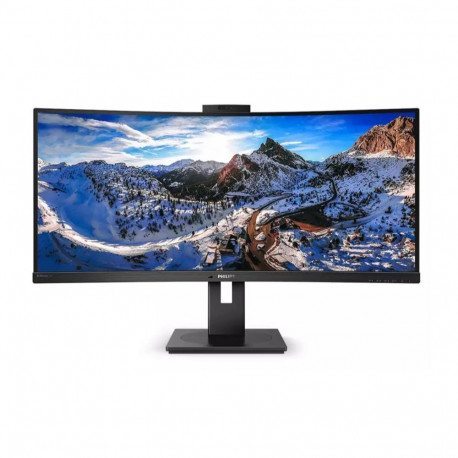 Monitor - Philips P-line 346P1CRH 34", Curved, WQHD, 3440x1440, USB-C, KVM, Black