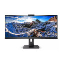 Monitor - Philips P-line 346P1CRH 34", Curved, WQHD, 3440x1440, USB-C, KVM, Black