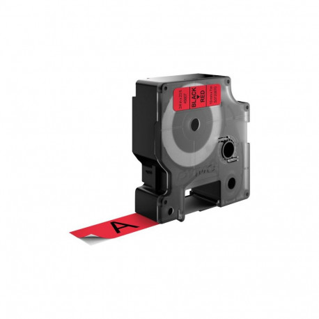 Label Tape - Dymo 45807 D1 Standard Polyester 87x65x24mm Red Black