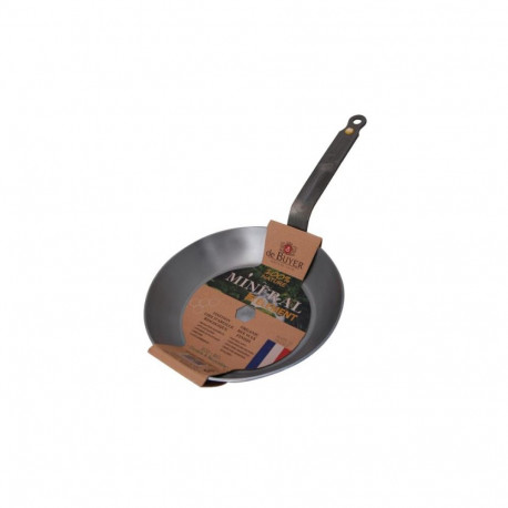 Cookware - De Buyer Iron Induction Frying Pan 28cm Silver