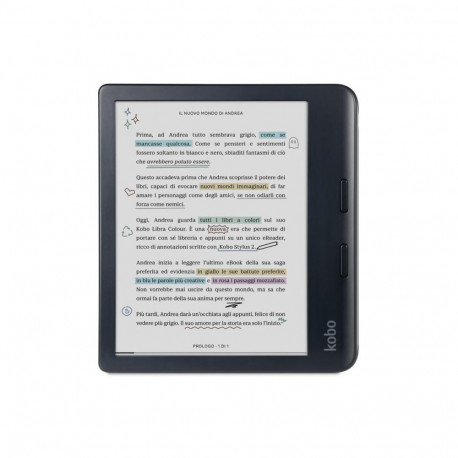 E-Book Reader - Kobo Libra Colour 7" 300 PPI 32GB Water-Resistant Black