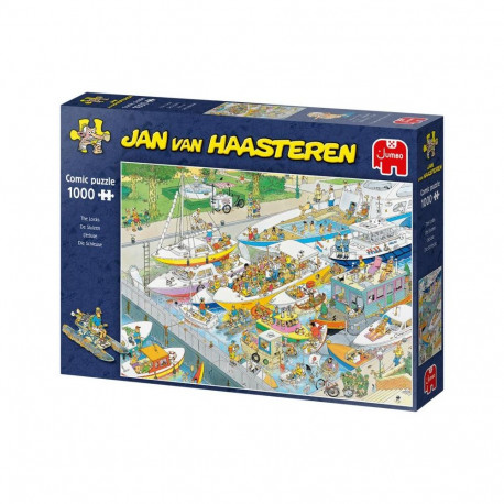 Puzzle - Jumbo Jan van Haasteren Die Schleuse 1000 Pieces 365 x 270 x 60 mm