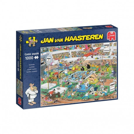 Puzzle - Jumbo Jan van Haasteren Sportlich, sportlich! 1000 Pieces 360x270mm
