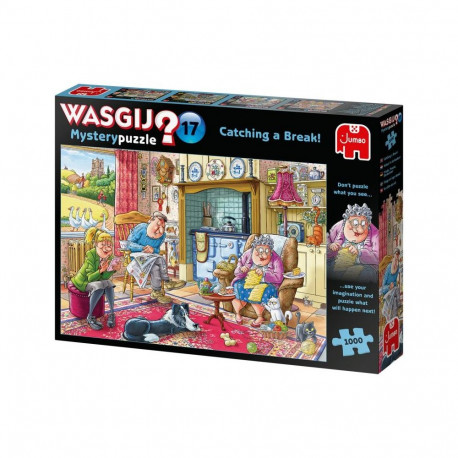 Puzzle - Jumbo Wasgij Mystery 17 1000 Pieces Cardboard