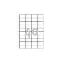 Label - Avery 3651 52.5x29.7mm A4 Glossy White 100 Sheets