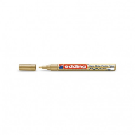 Office Supplies - Edding 751 Paint Marker Fine Tip 130x10x10 mm Gold