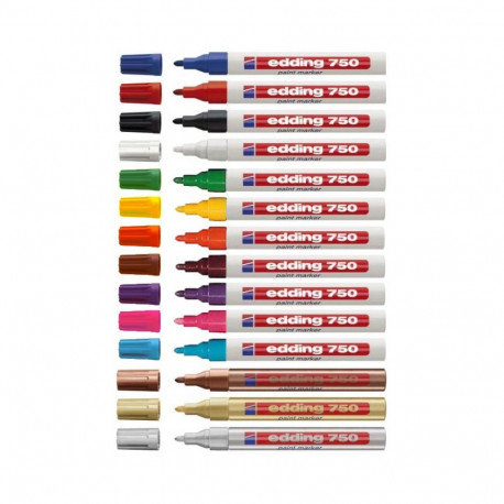 Office Supplies - Edding 750 Paint Marker Pack of 10 Silver