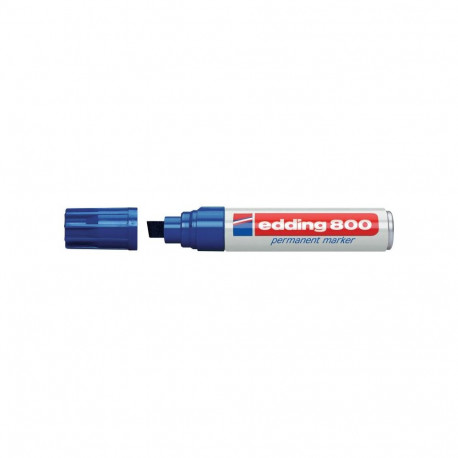 Office Supplies - Edding 800 Permanent Marker Broad Chisel Tip Water-Resistant Blue