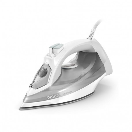 Iron - Philips DST5010 2400W SteamGlide Plus Drip-Stop Calc-Clean Grey White