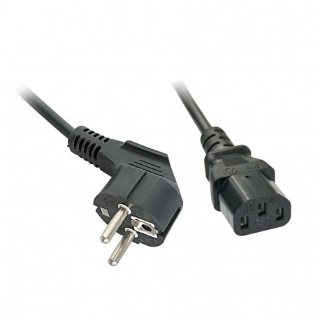 0.7m Schuko to C13 Mains Cable Schuko Plug to IEC C13 Connector