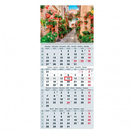 2911300011, Seinakalender Quattro nr.11