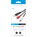 Vivanco cable 3.5mm - 2xRCA 1.5m