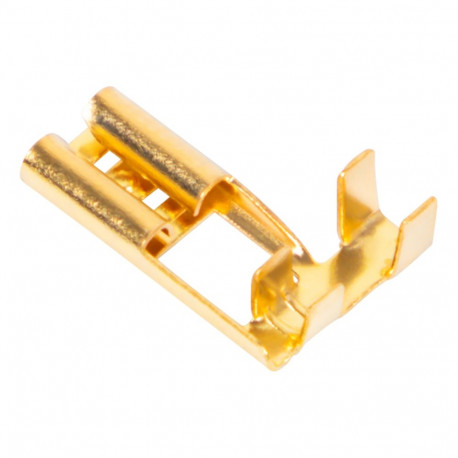 43-124# isoleerimata lame emane 4,8/17 nurgaga konektor 100tk