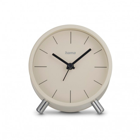 Äratuskell Hama Flores, hall/beež, vaikne 12x5.2x11cm, 1xAA patarei