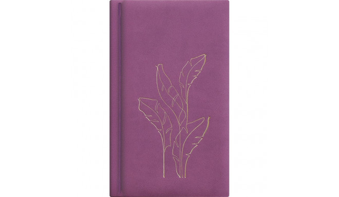 Kalendermärkmik NÄDAL B6 lilla, kõvaköide, Fashion kaantega 2026a.