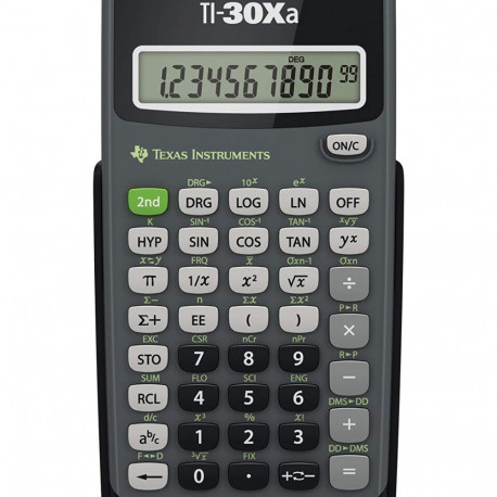Koolikalkulaator Texas Instruments TI-30XA tavapatareiga LR44