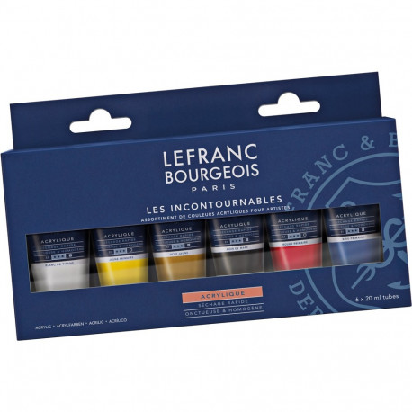 Akrüülvärv LB Fine 6x20ml