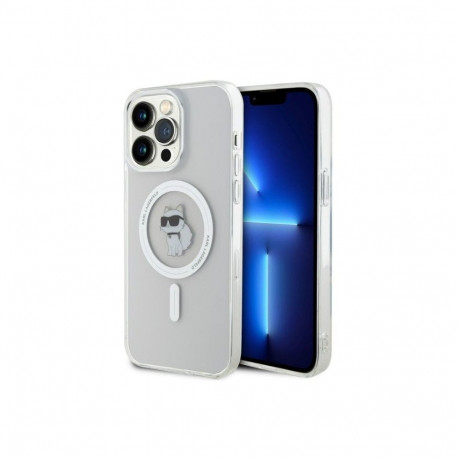 Karl Lagerfeld Apple iPhone 15 Pro Max IML Choupette MagSafe Case Transparent