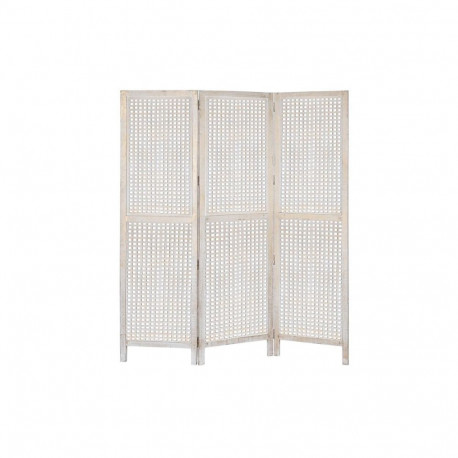 Folding screen DKD Home Decor White Mango wood MDF Wood 150 x 2 x 180 cm