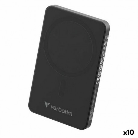 Power Bank Verbatim Black 5000 mAh (10 Units)