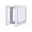Cat Flap Trixie White Plastic