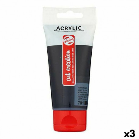 Acrylic paint Talens Art Creation Black 75 ml (3 Units)