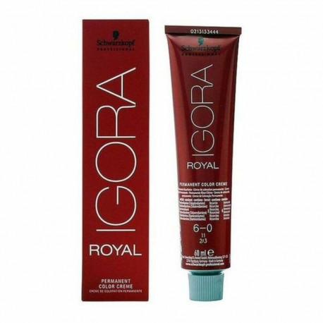 Püsivärv Schwarzkopf Igora Royal Nº 6-0 60 ml