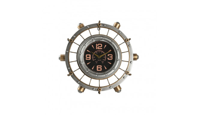 Wall Clock Home ESPRIT Golden Silver Iron Vintage 48 x 11 x 44,5 cm