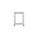 OPEN RACK 19" 15U 600X600-1100 ADJUSTABLE GREY LANBERG