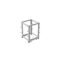 OPEN RACK 19" 15U 600X600-1100 ADJUSTABLE GREY LANBERG