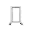 OPEN RACK 19" 18U 600X800 GREY LANBERG