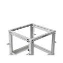 OPEN RACK 19" 9U 600X600-1100 ADJUSTABLE GREY LANBERG